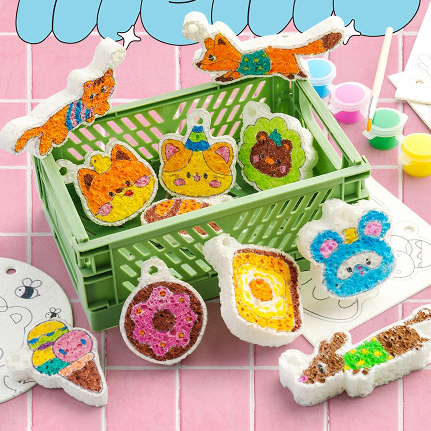 3D Foam Texture Painting Kit